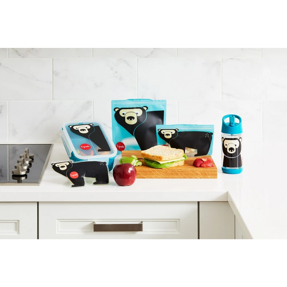 3 Sprouts Lunch Bag Enfant Ours – Image 2