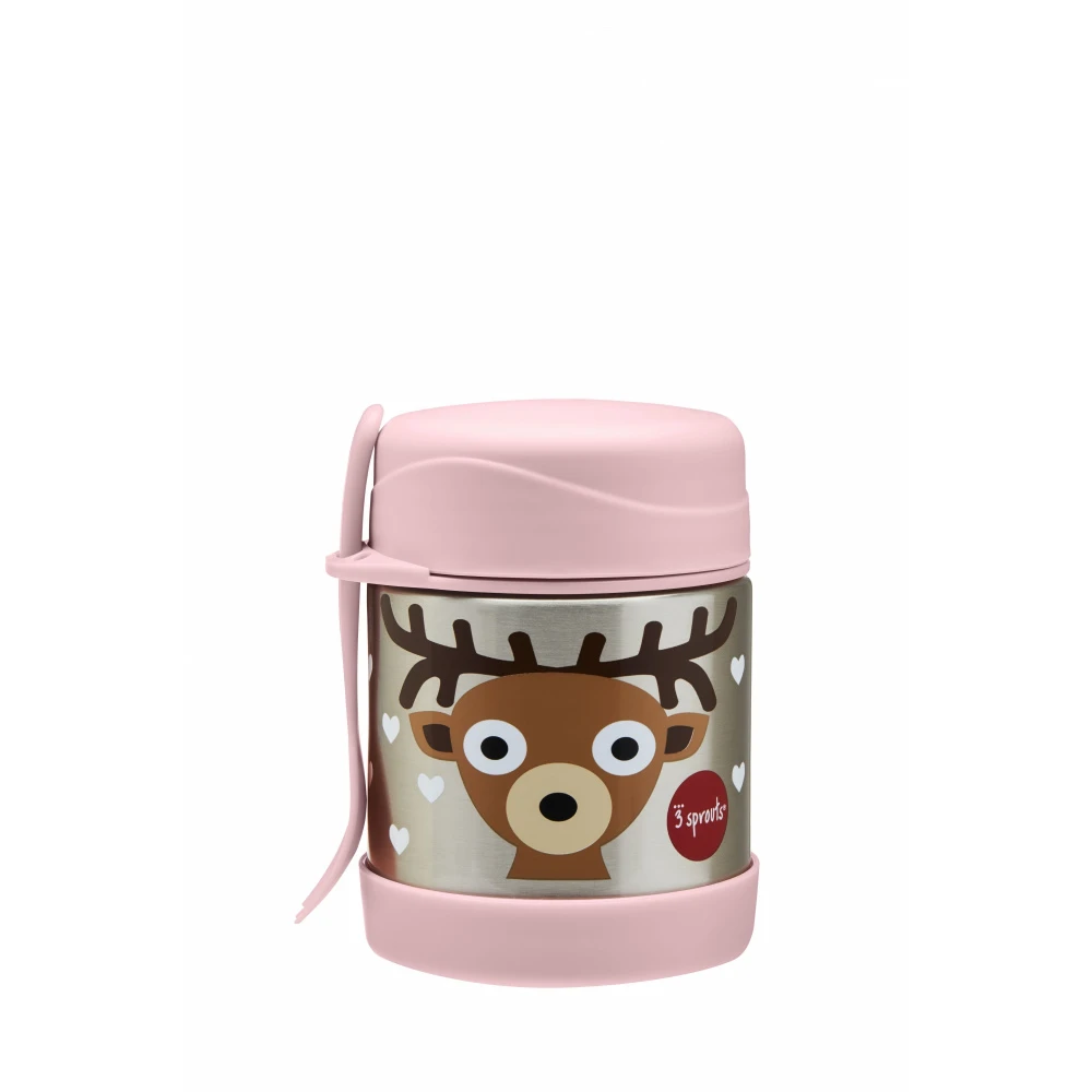 3 Sprouts Lunch Box Isotherme Enfant Cerf