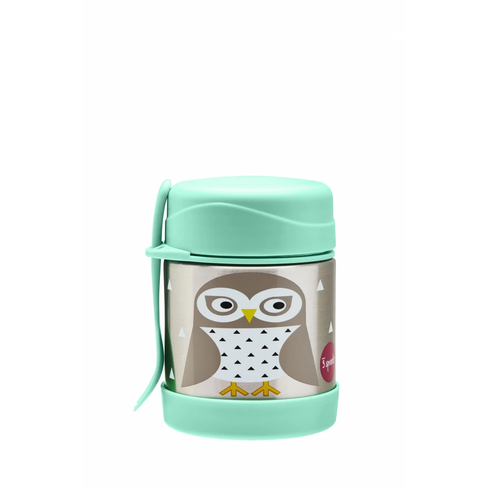 3 Sprouts Lunch Box Isotherme Enfant Chouette