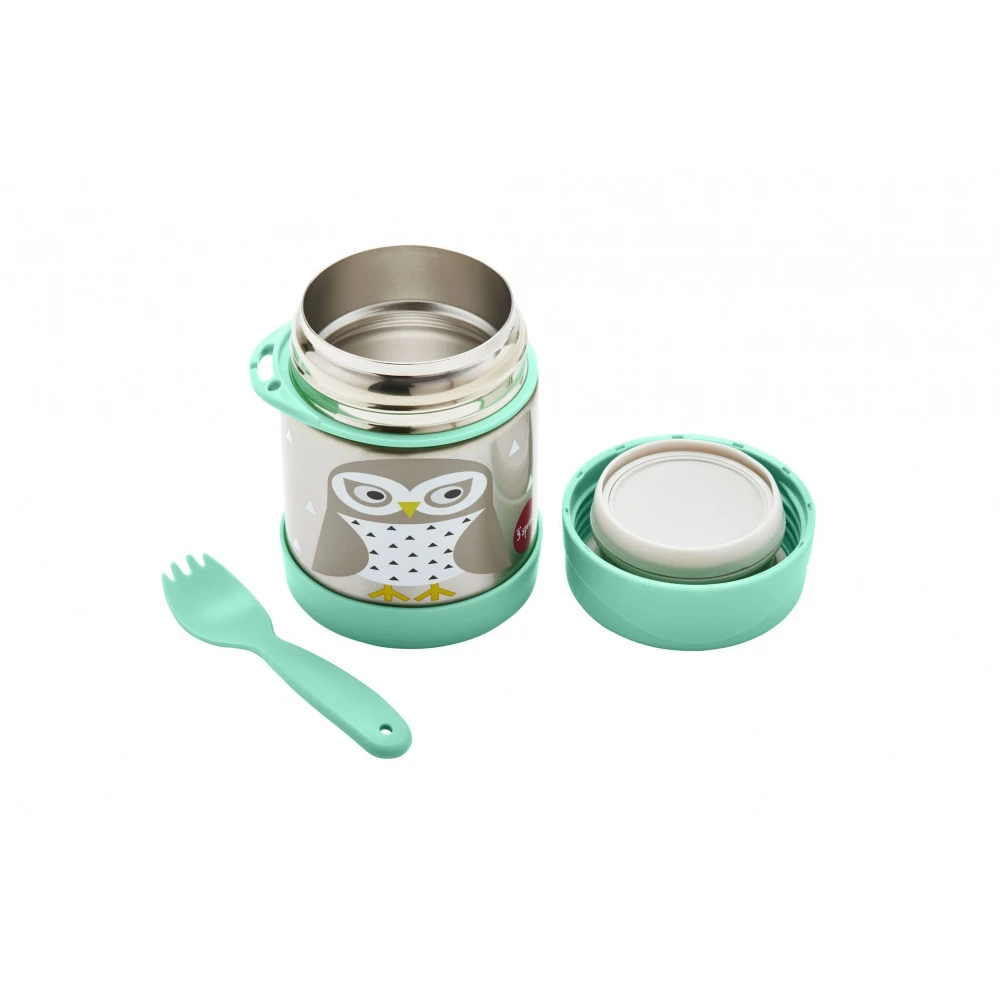 3 Sprouts Lunch Box Isotherme Enfant Chouette – Image 2