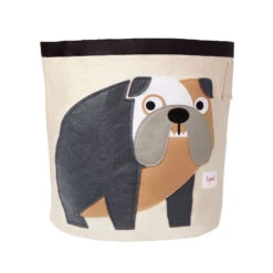 3 Sprouts Sac à Jouets Bulldog