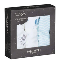 Lot De 3 Langes Bio 70x70cm Lazare