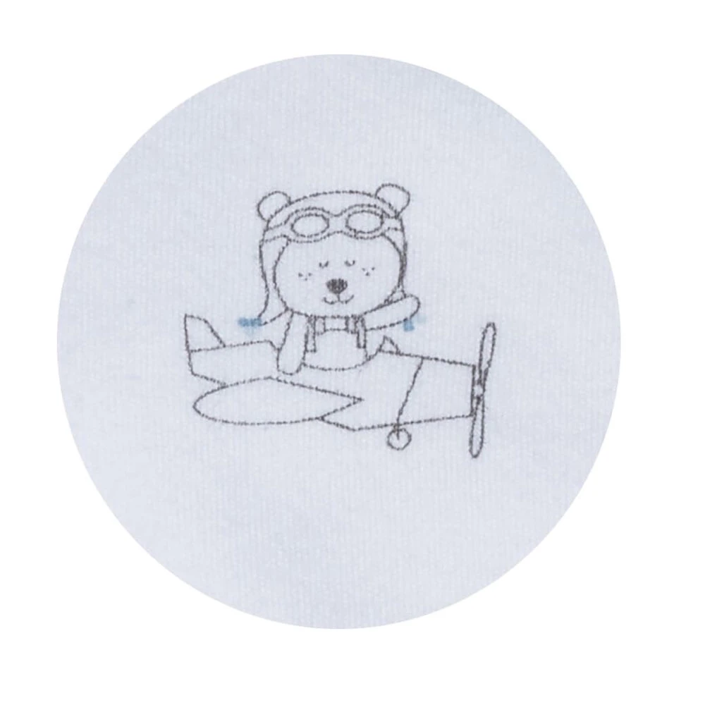 Lot De 2 Bodies Blanc Et Bleu Naissance Lazare – Image 2