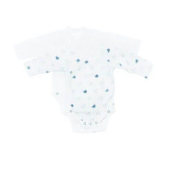 Lot De 2 Bodies Blanc Et Bleu 1 Mois Blue Baleine