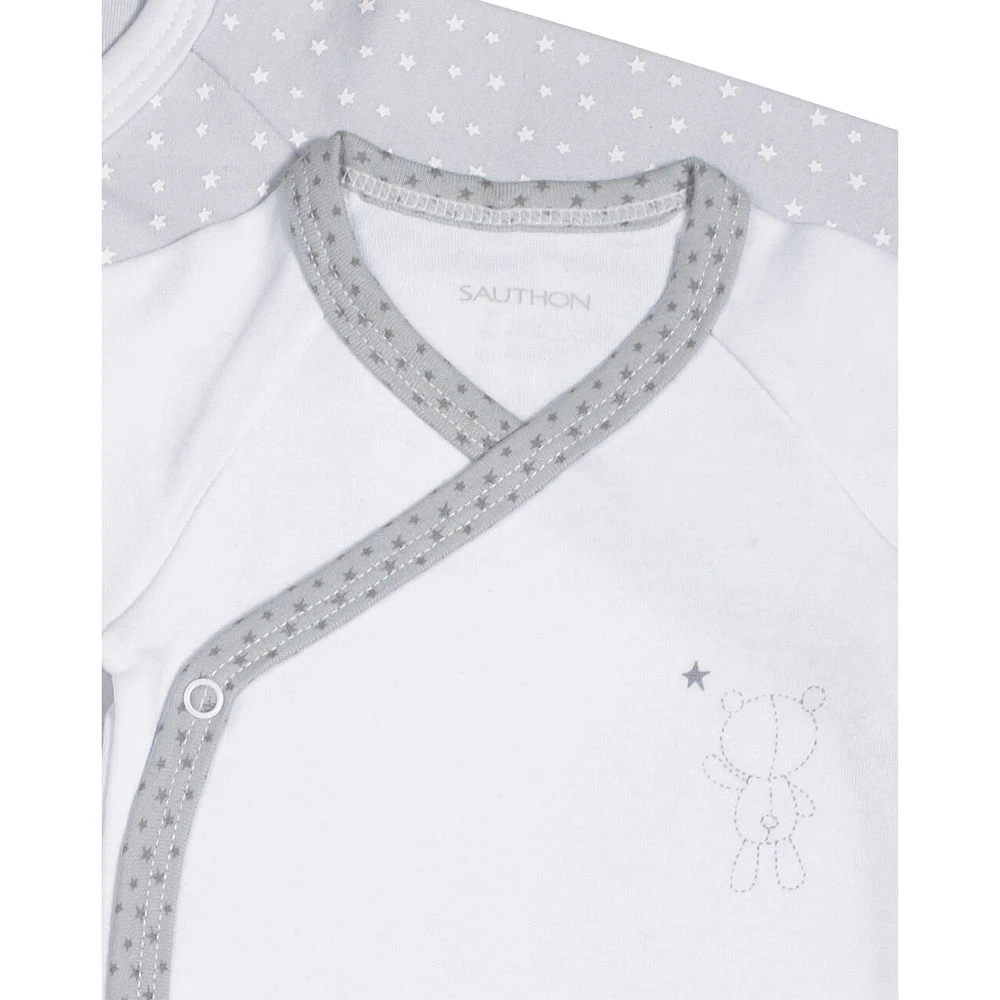 Lot De 2 Bodies Blanc Et Gris Naissance Céleste – Image 2