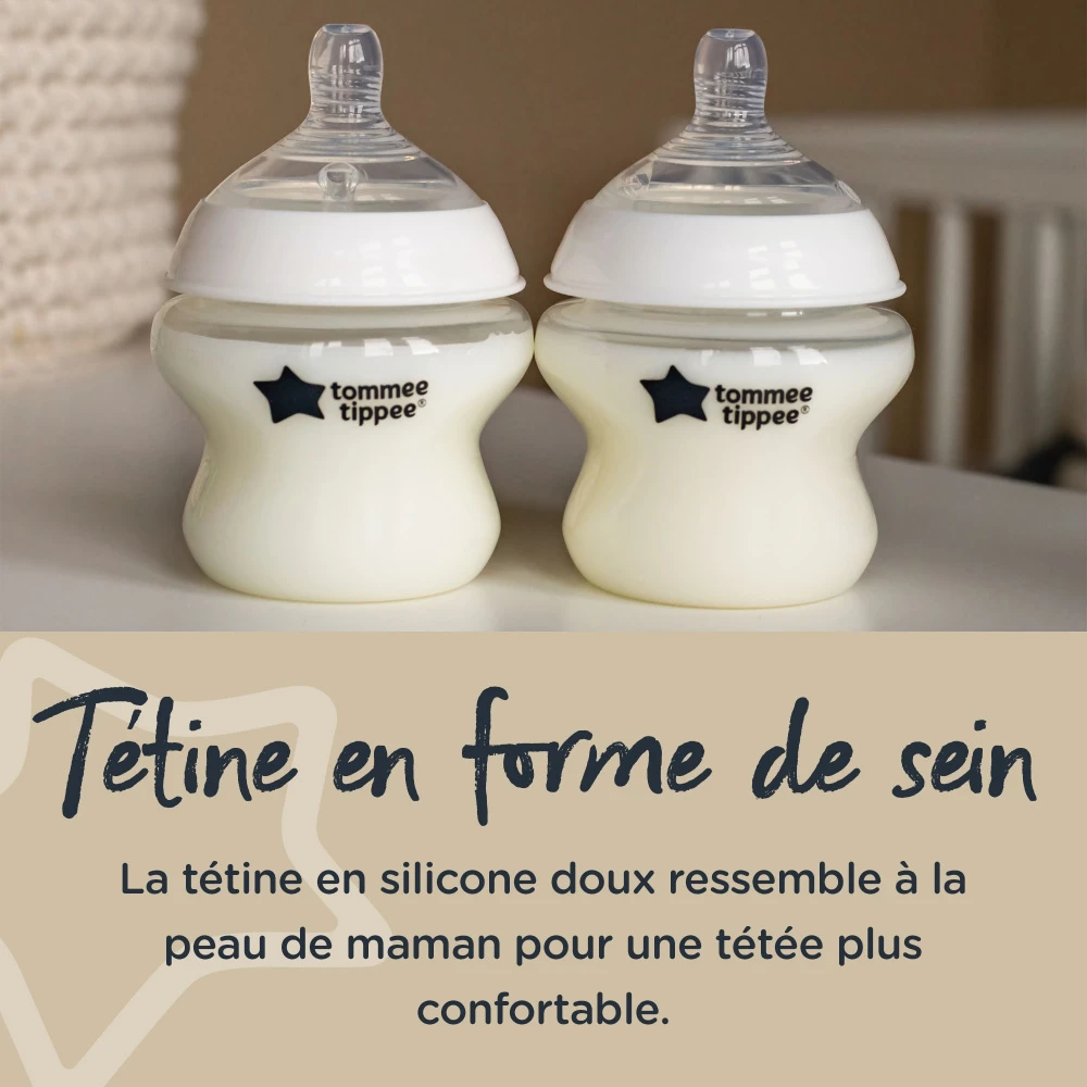 Tommee Tippee Lot De 2 Biberons Closer To Nature 260ml – Image 3