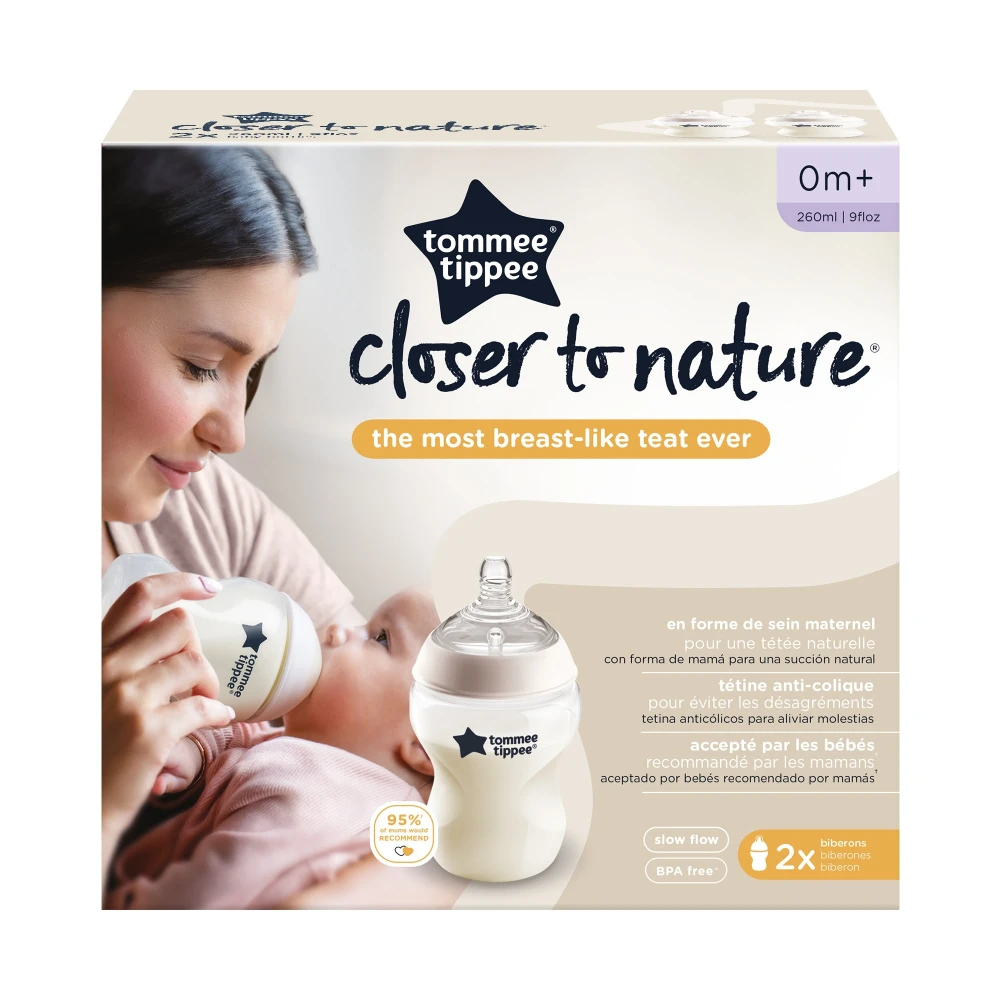 Tommee Tippee Lot De 2 Biberons Closer To Nature 260ml – Image 6
