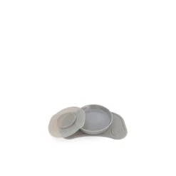 Twistshake Plateau Click Mat Mini+ Assiette Gris Pastel - 6m+
