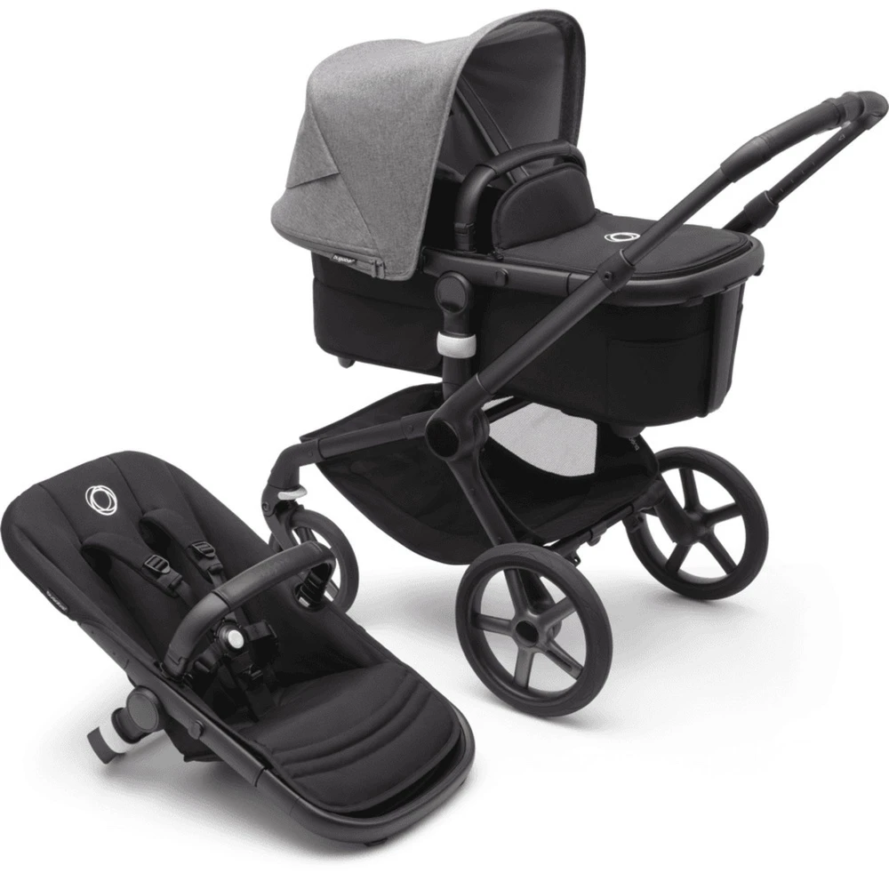 Bugaboo Pack Poussette Duo Fox 5 Gris – Image 3