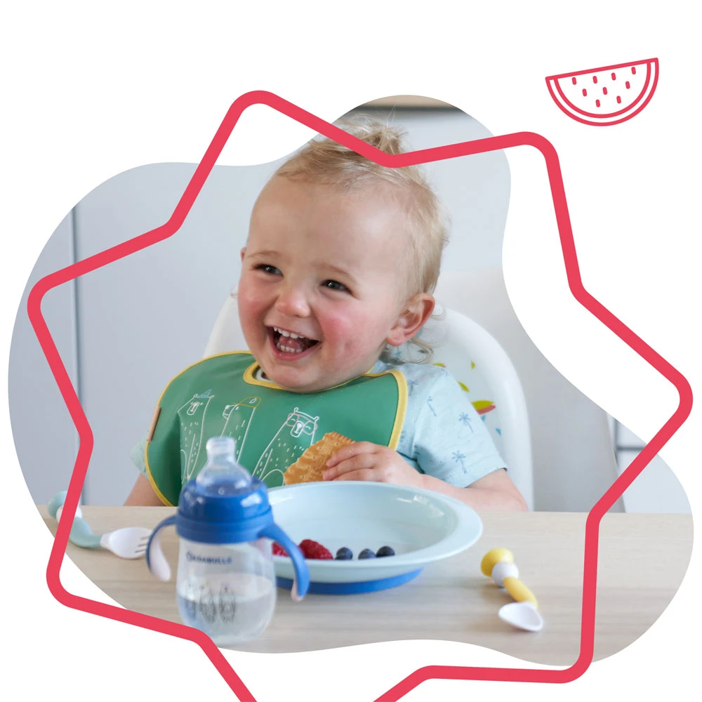 Badabulle Lot De 3 Assiettes Anti-dérapantes – Image 2