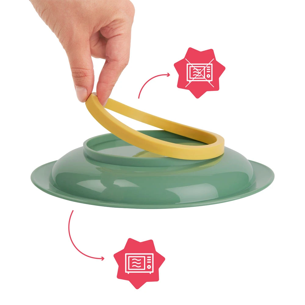 Badabulle Lot De 3 Assiettes Anti-dérapantes – Image 5