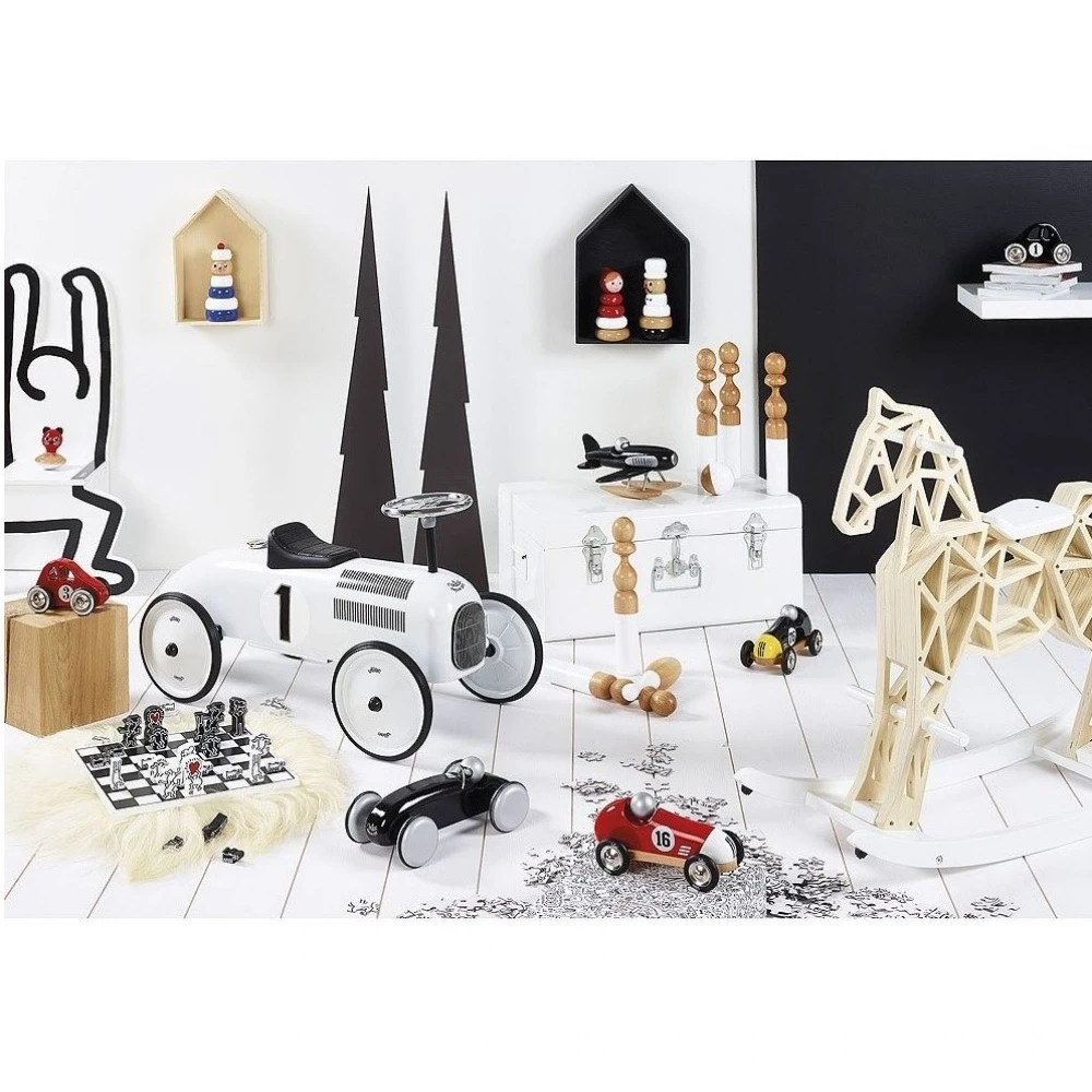 Vilac Cheval à Bascule En Bois Diamant – Image 2