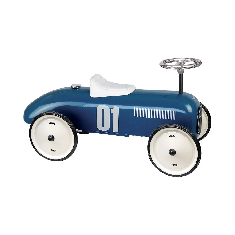 Vilac Porteur Bébé Voiture Vintage Bleu Pétrole