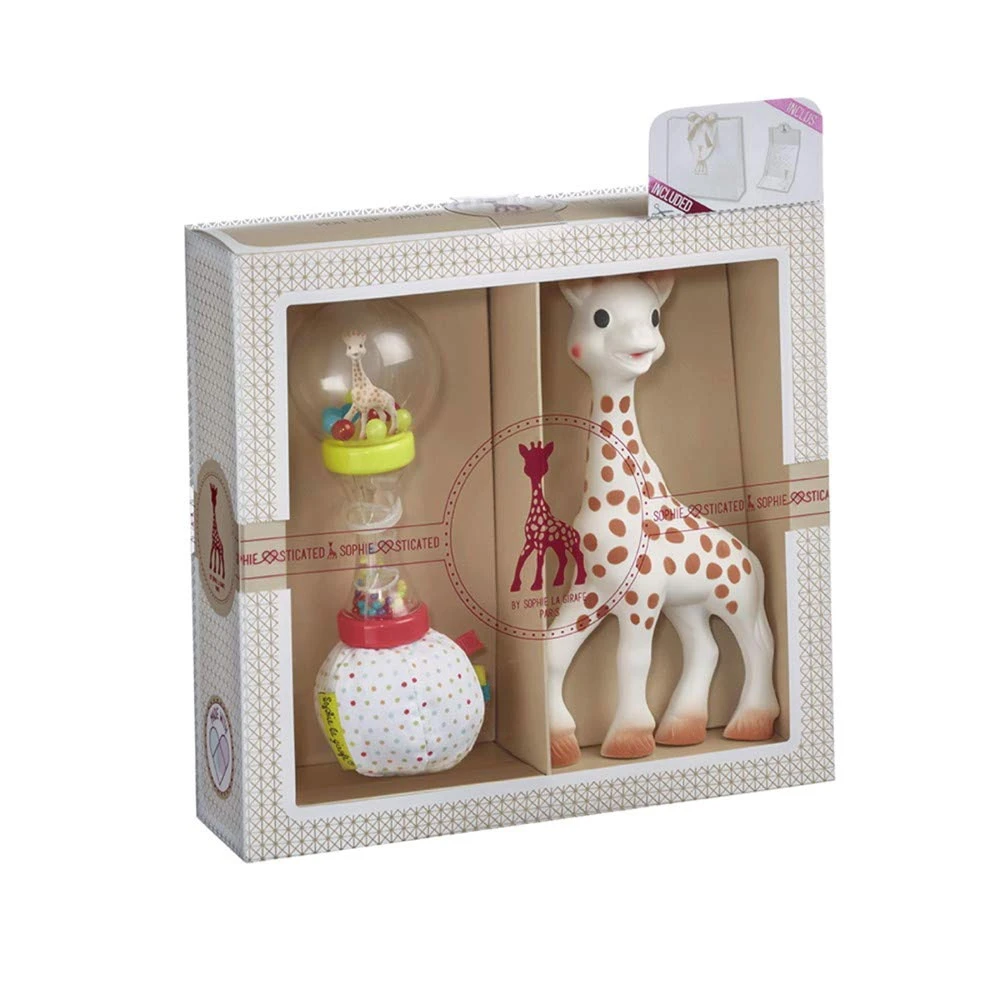 Coffret Naissance Prêt à Offrir Sophie La Girafe + Hochet Soft Maracas – Image 2