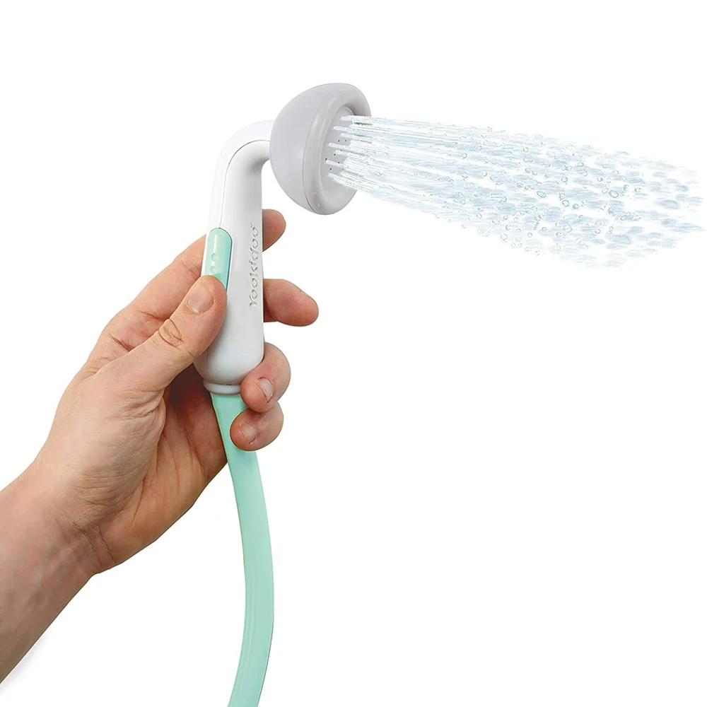 Yookidoo Jouet De Bain Bébé Douchette Elephant Turquoise – Image 2