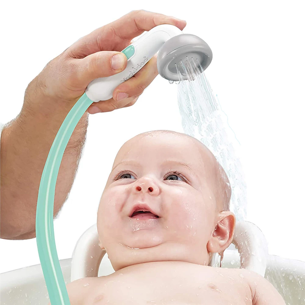 Yookidoo Jouet De Bain Bébé Douchette Elephant Turquoise – Image 4